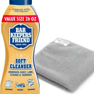Soft Cleanser & Microfiber Cloth Bundle