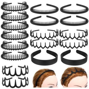 Zig Zag Headbands 18 Pack
