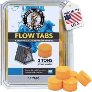 HVAC Drain Pan Flow Tabs 18 Pack